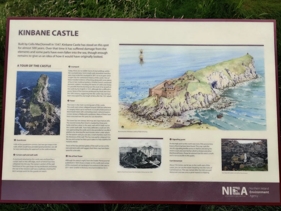 Kinbane Castle