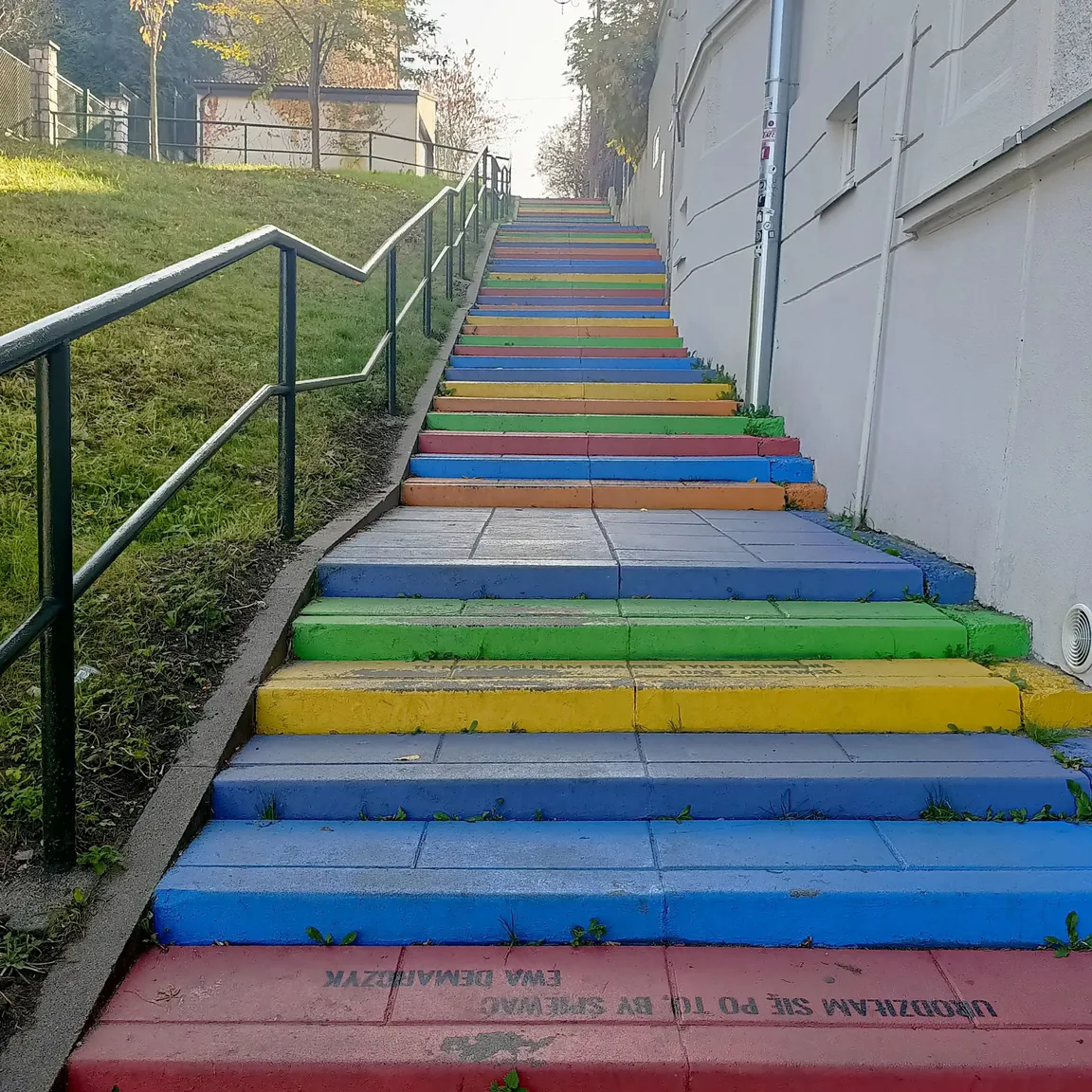 Kolorowe schody