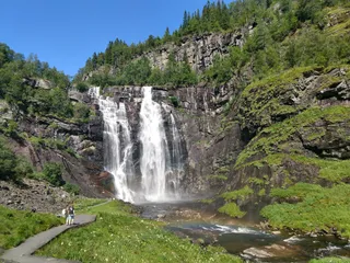 Skjervsfossen Waterfall