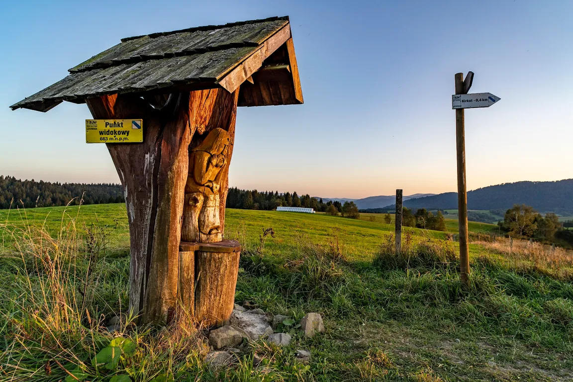 Punkt Widokowy w Parku Gwiezdnego Nieba Bieszczady