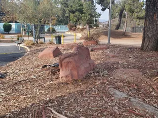 Ruins of 1861 Los Angeles County Courthouse