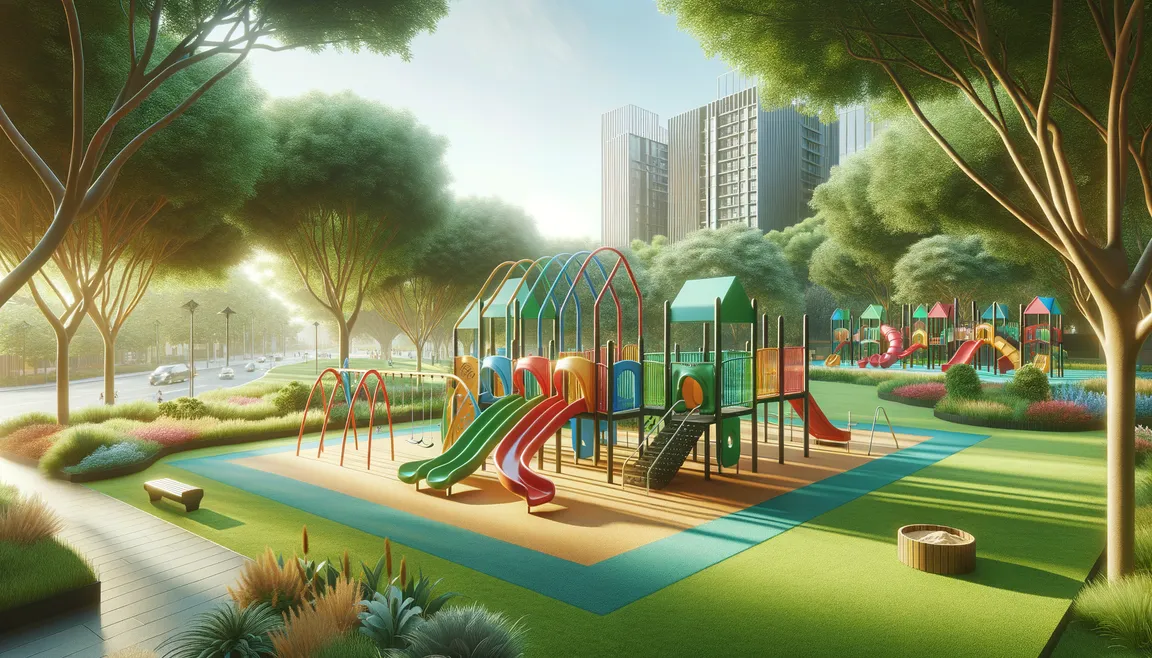 Warsaw: Playgrounds in Żerań for Families with Children