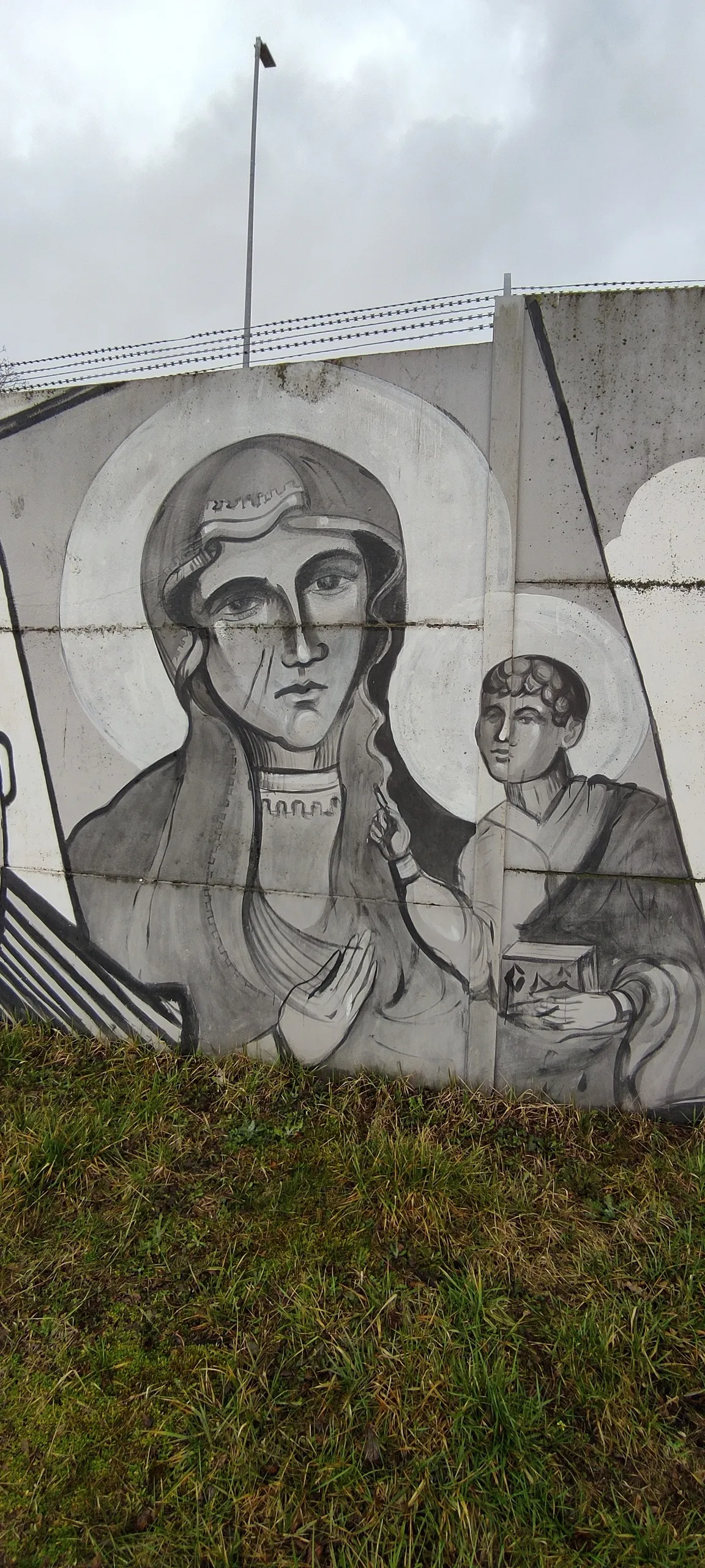 Mural - historia Polski.