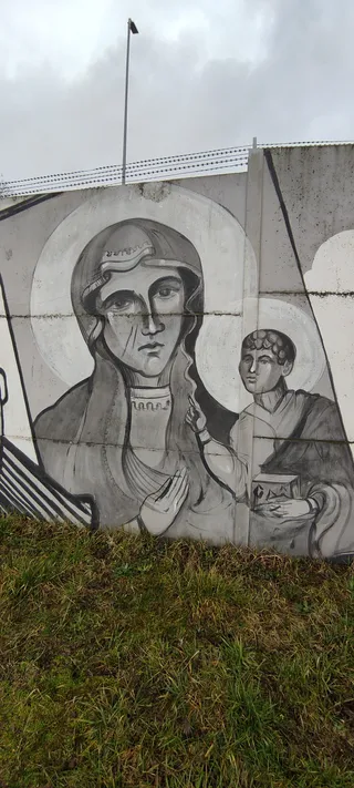 Mural - historia Polski.