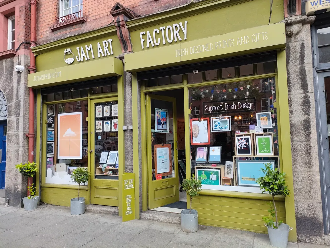 Jam Art Factory Irish Art and Design Shop, Patrick Street