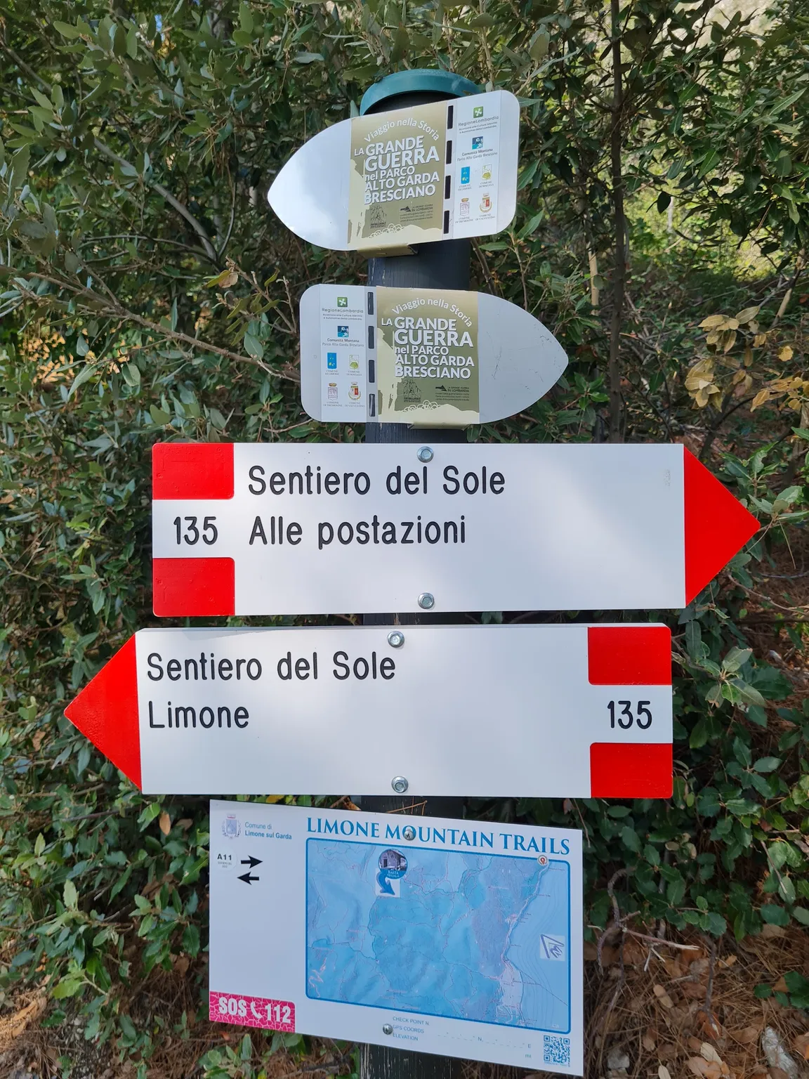 Sentiero del sole
