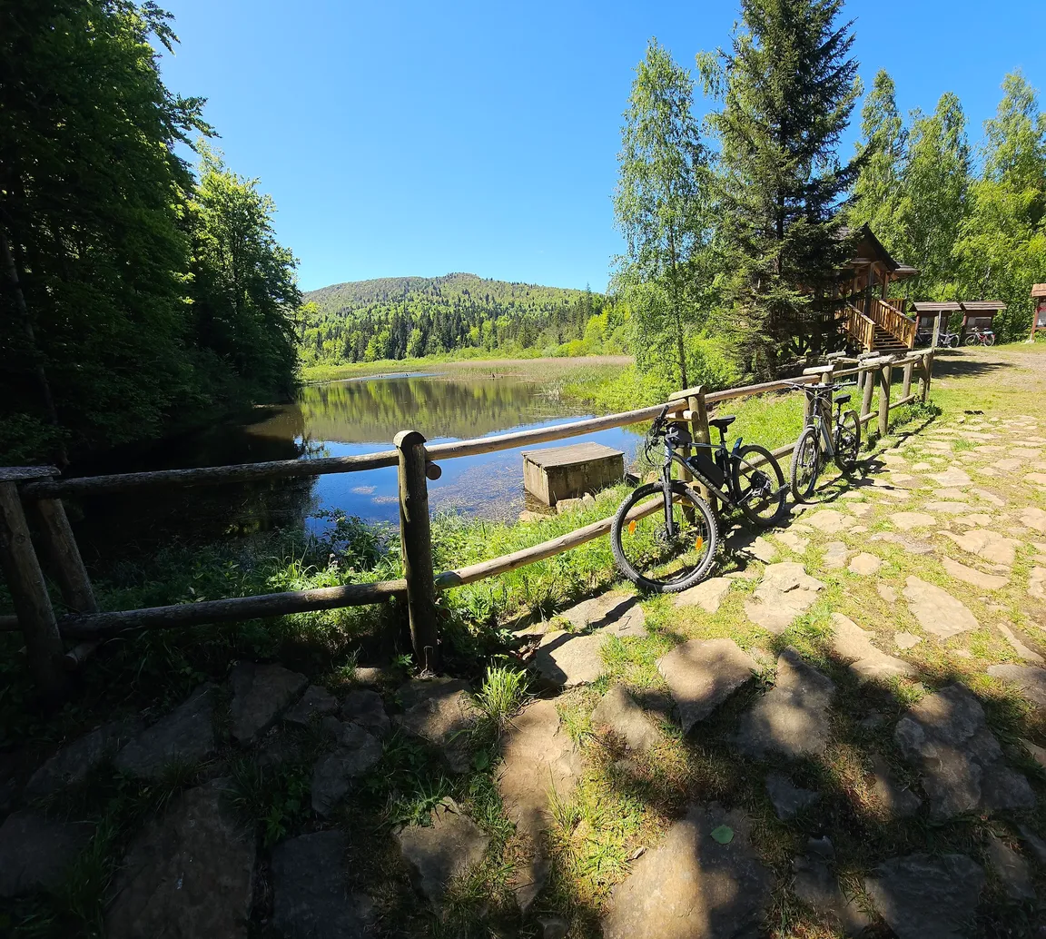 Jeziorka Bobrowe - platforma widokowa