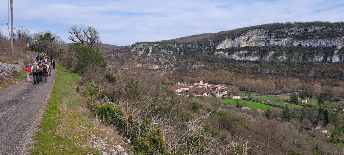 GR 651 Vallée du Célé. De Béduer à Bouziès (Lot)