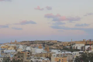 Panoramic View of Valletta and Sunrise