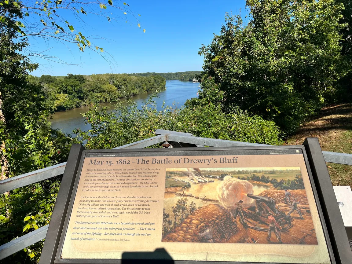 Richmond National Battlefield Park – Drewry’s Bluff / Fort Darling Battlefield
