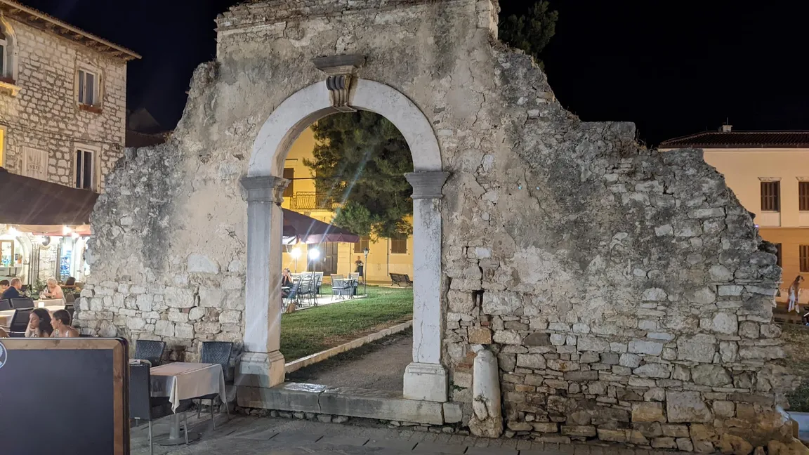Temple to Neptune Remains (Ancient Parentium)