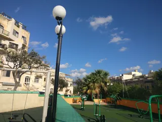 Playground & adult fitness area