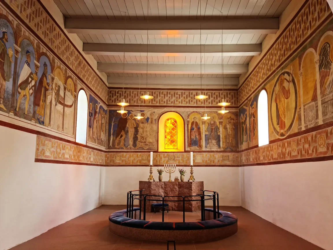 Jelling Mounds, Runic Stones and Church