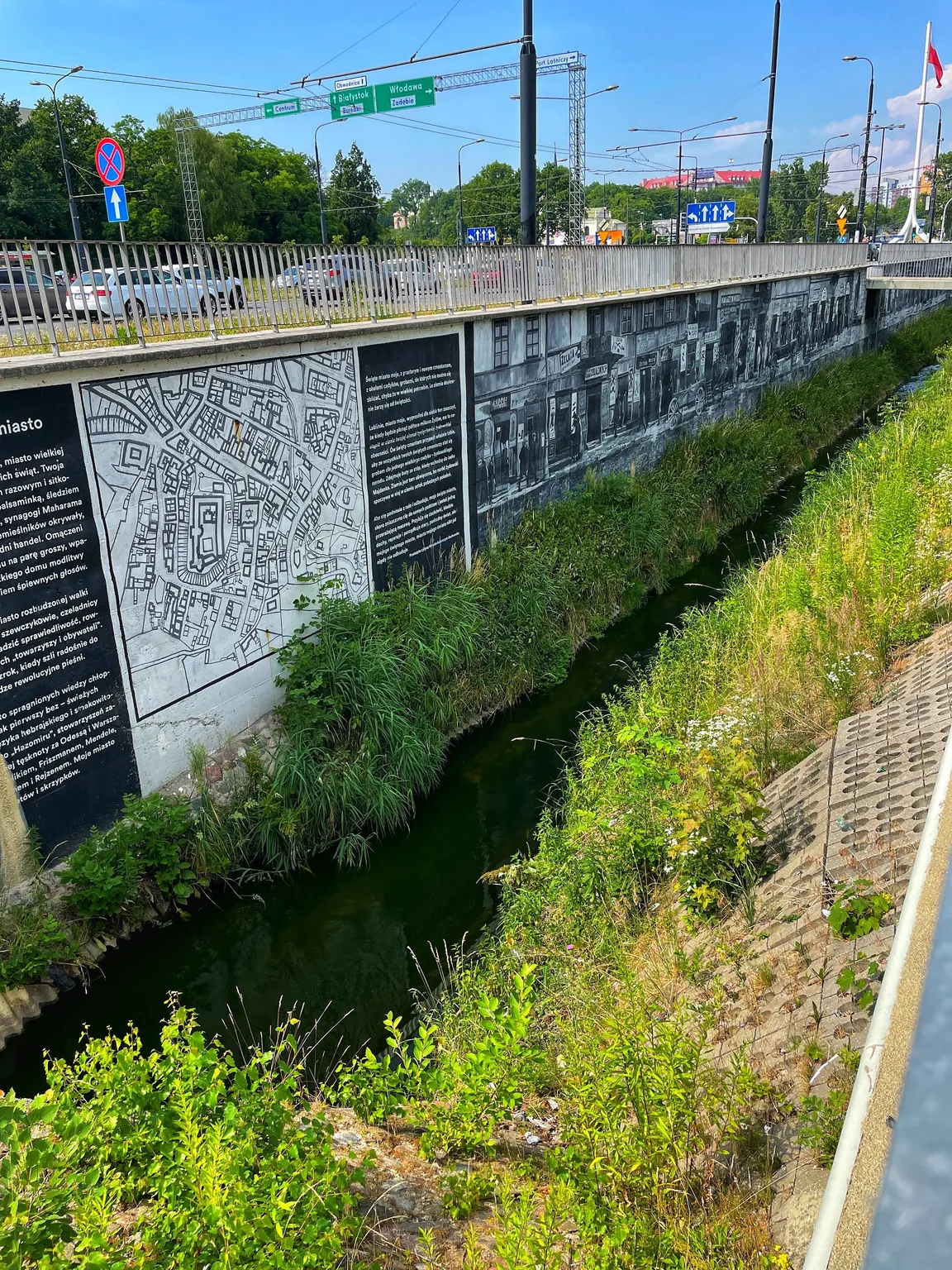 Mural "Lublinie, moje święte miasto"
