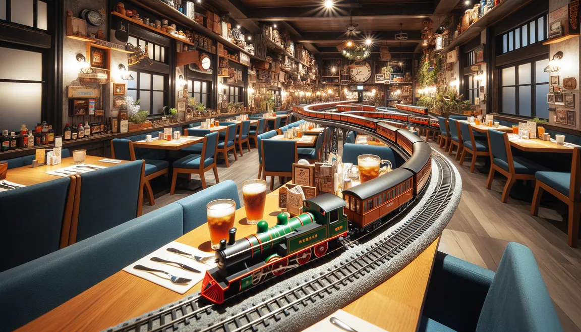 Delicious food amidst model trains and a working railroad? Such wonders only in Gliwice