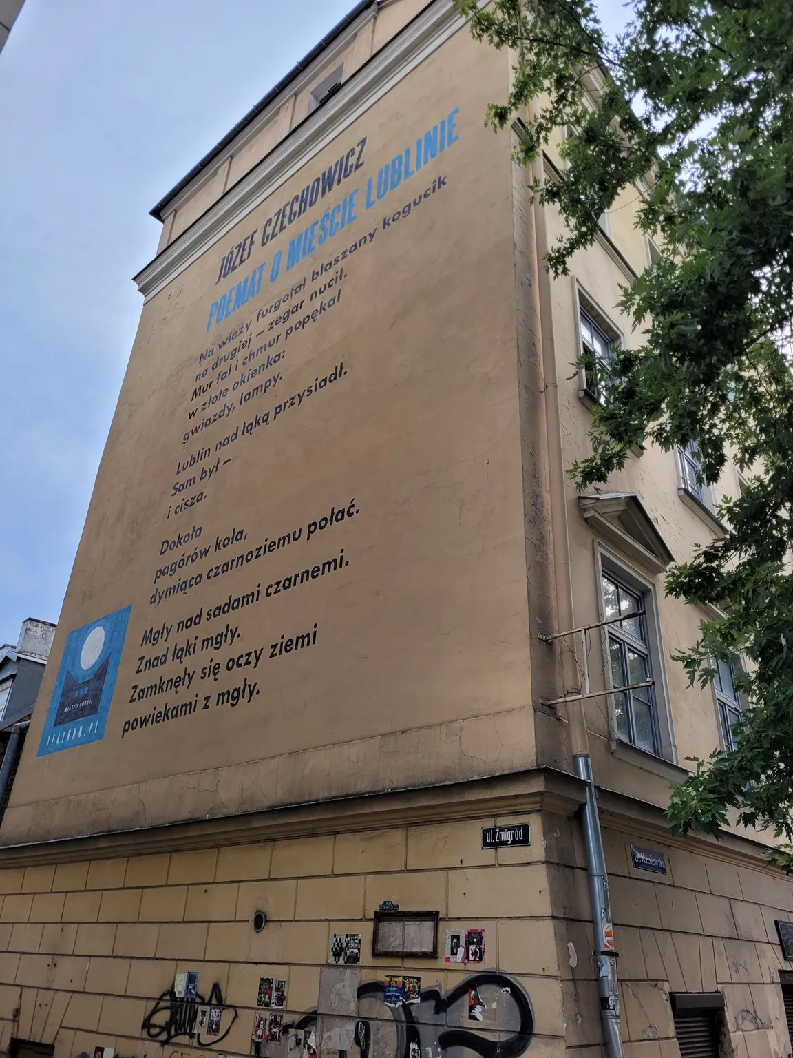Mural - Poemat o mieście Lublinie