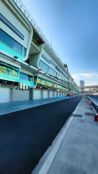 F1 Pit Building Marina Bay Street Circuit