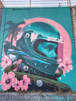 Street-artist J. de Montaigne