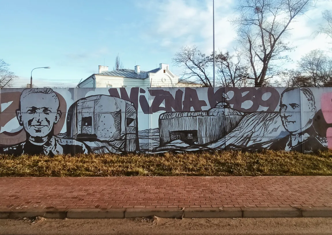 Mural - historia Polski.