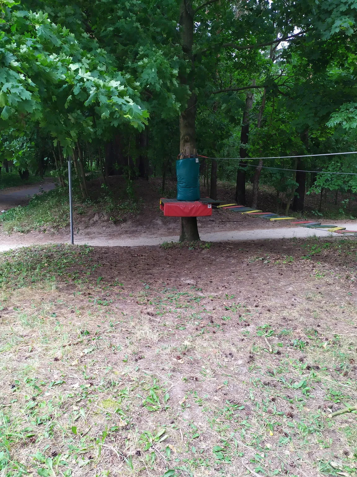 Park Linowy Nad Zalewem Zemborzyckim