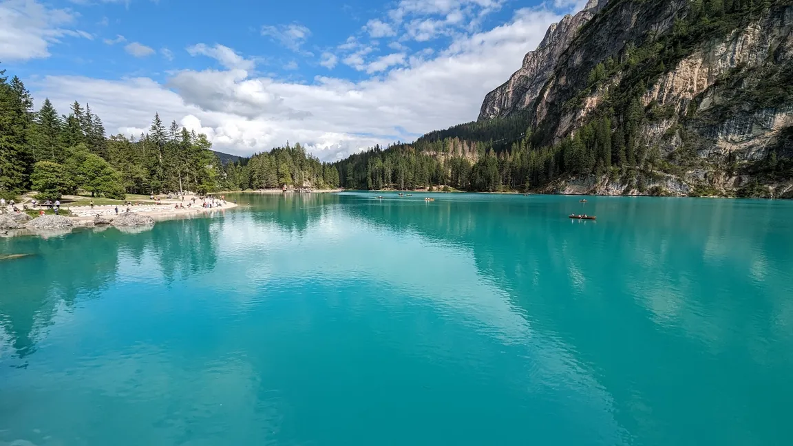 Cascata ghiacciata di Braies