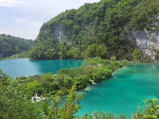 Plitvicka jezera Waterfall view point