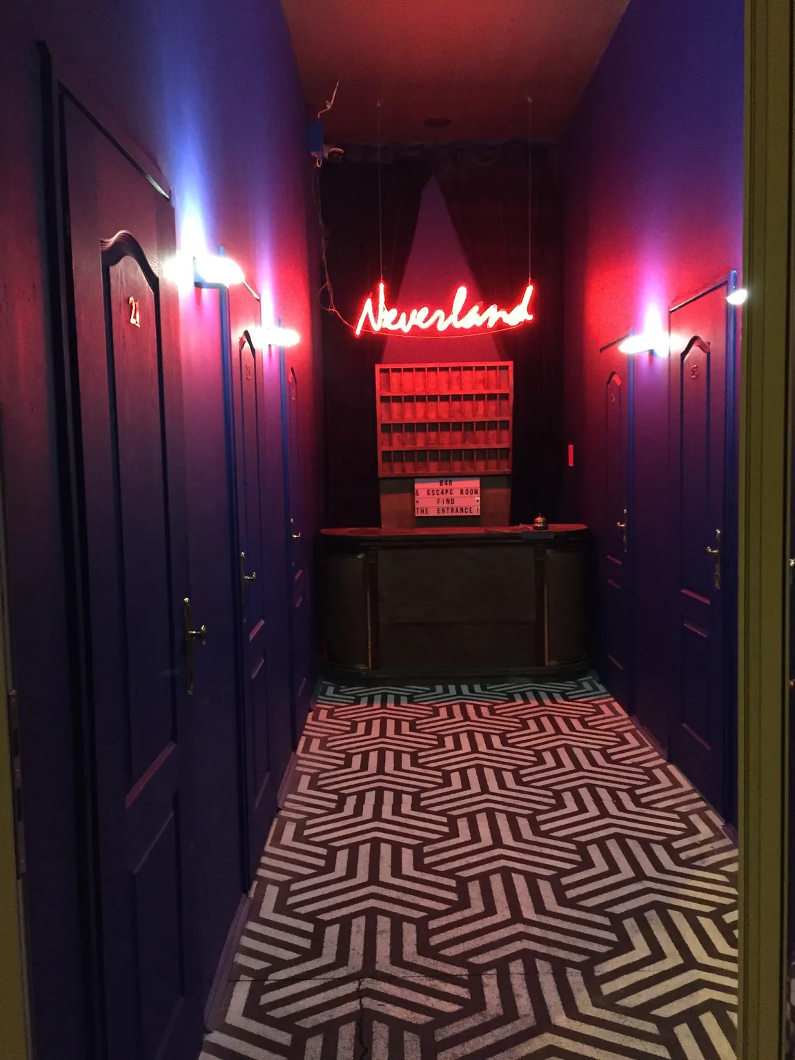 Neverland Bar • Escape Room • Pizzeria