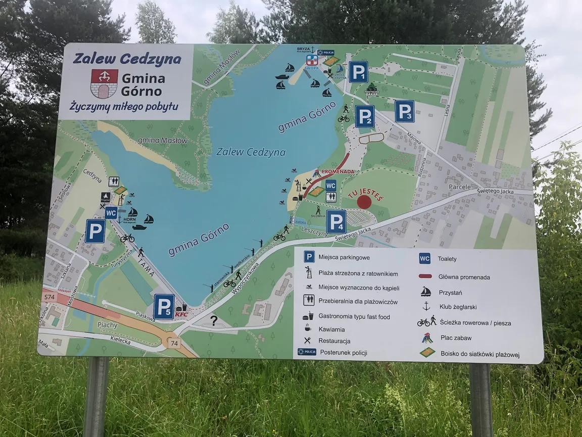 Miasteczko Dakar - Zalew Cedzyna