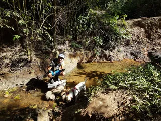 Start of the bike trails
