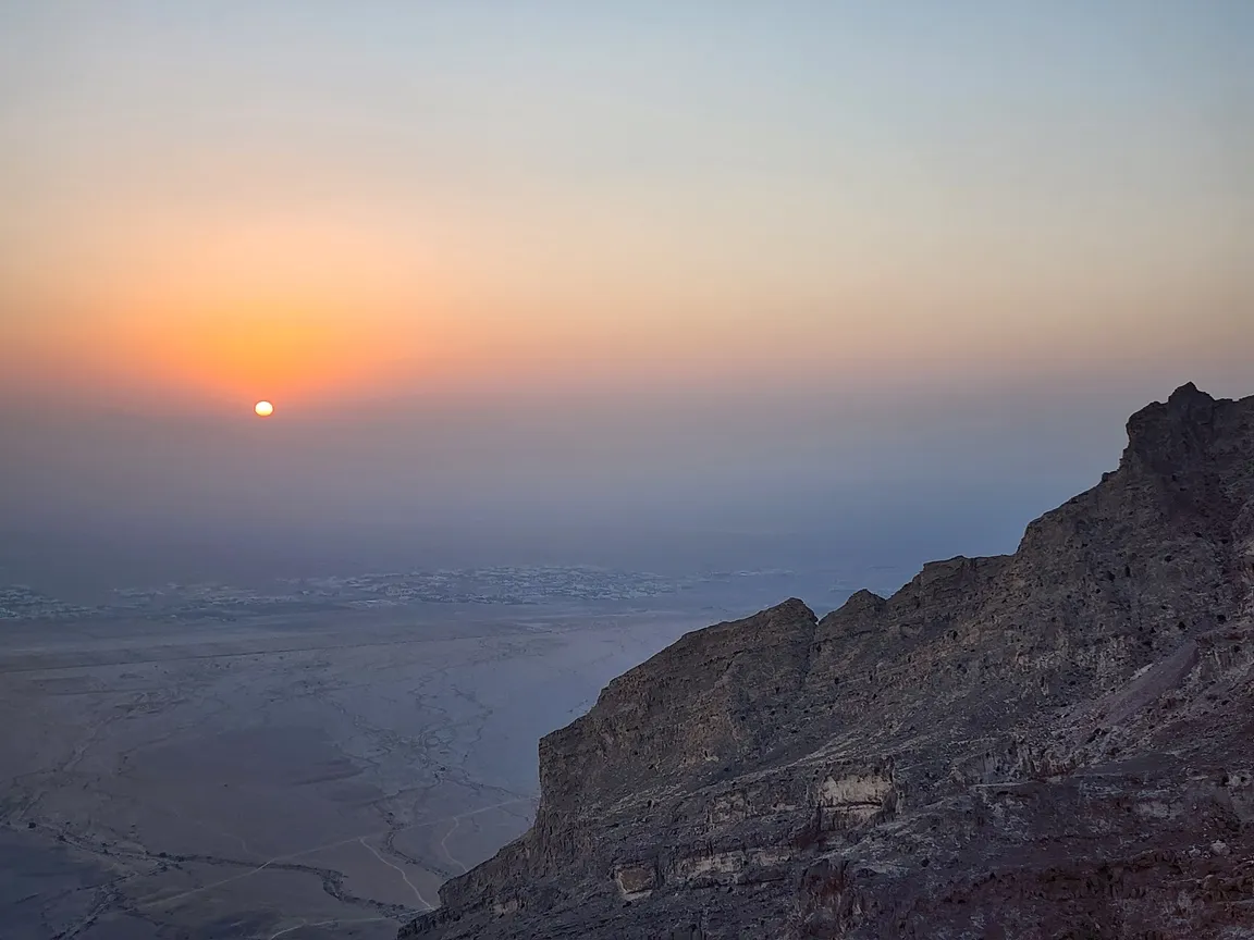 Sunrise view point jabel hafeet