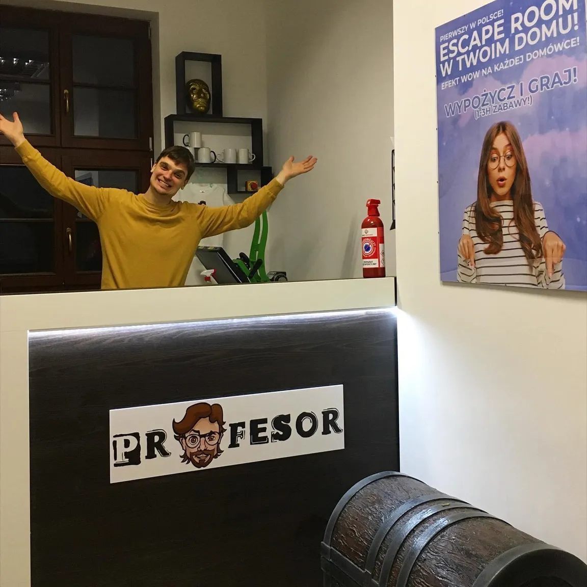 Profesor Escape Room Olsztyn