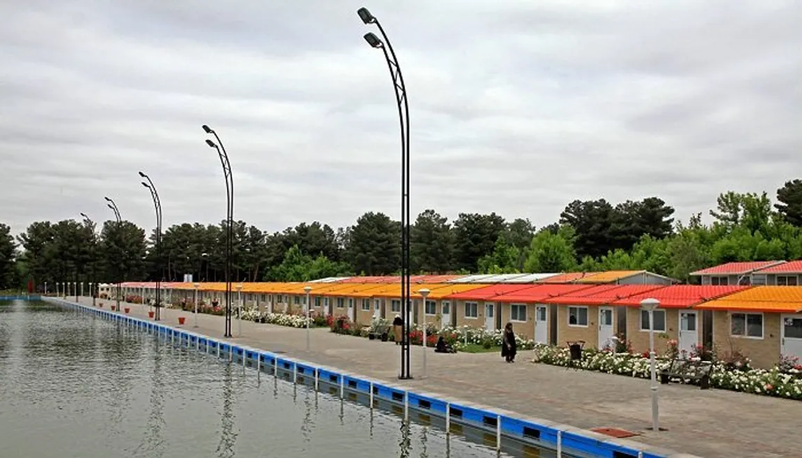 Ghadir camp housing pilgrims