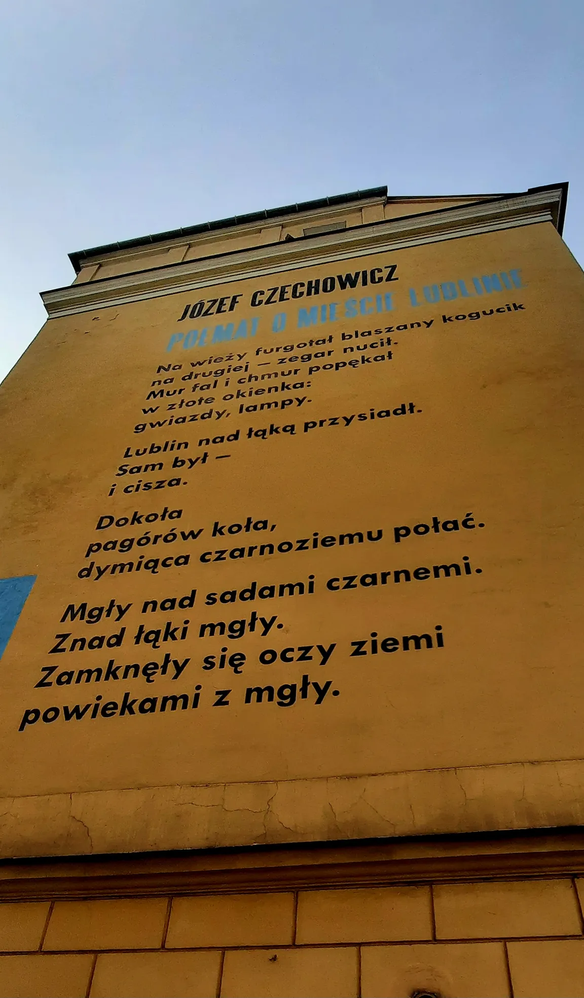 Mural - Poemat o mieście Lublinie