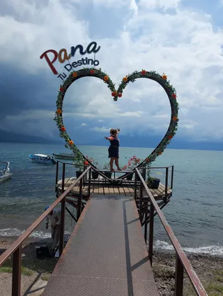 Public beach and viewpoint