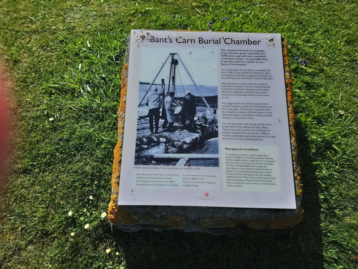 Bant's Carn Burial Chamber and Halangy Down Ancient Village