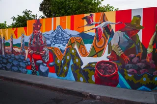 Mural, Historia, Conquista española, Tradiciones