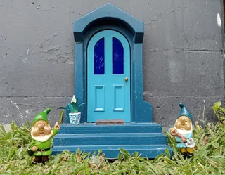 Blue Tiny Door