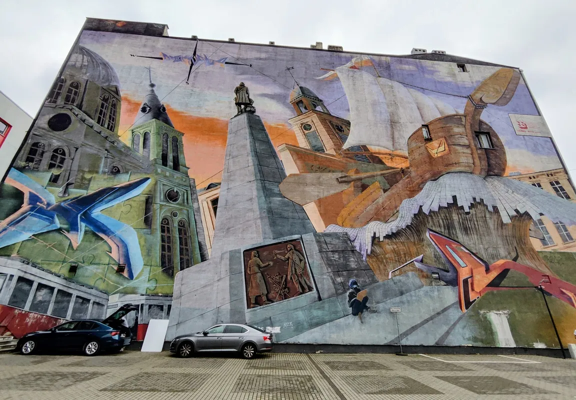 Mural "Łódź"