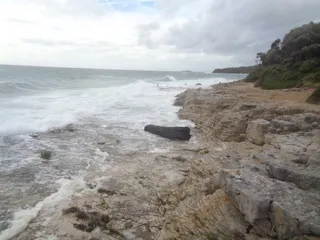 Strand bij Rovinji