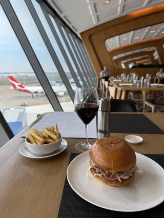 Qantas International First Lounge Sydney