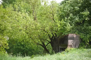 Polski schron bojowy z 1939 roku.
