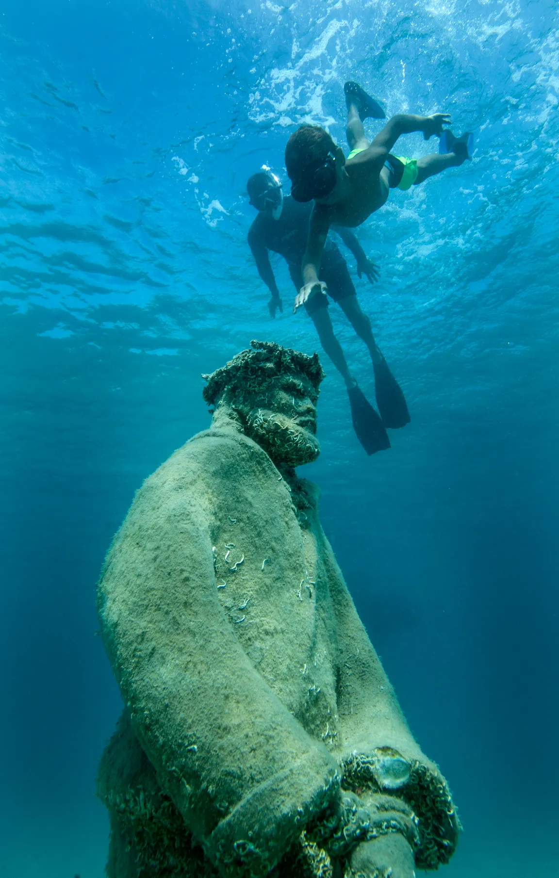 "Boat Tour from Trogir to Secret Underwater Museum: Private Beach & Resort