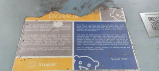 Słupski Niedźwiadek Szczęścia - Niedźwiadek, który lubi pizzę