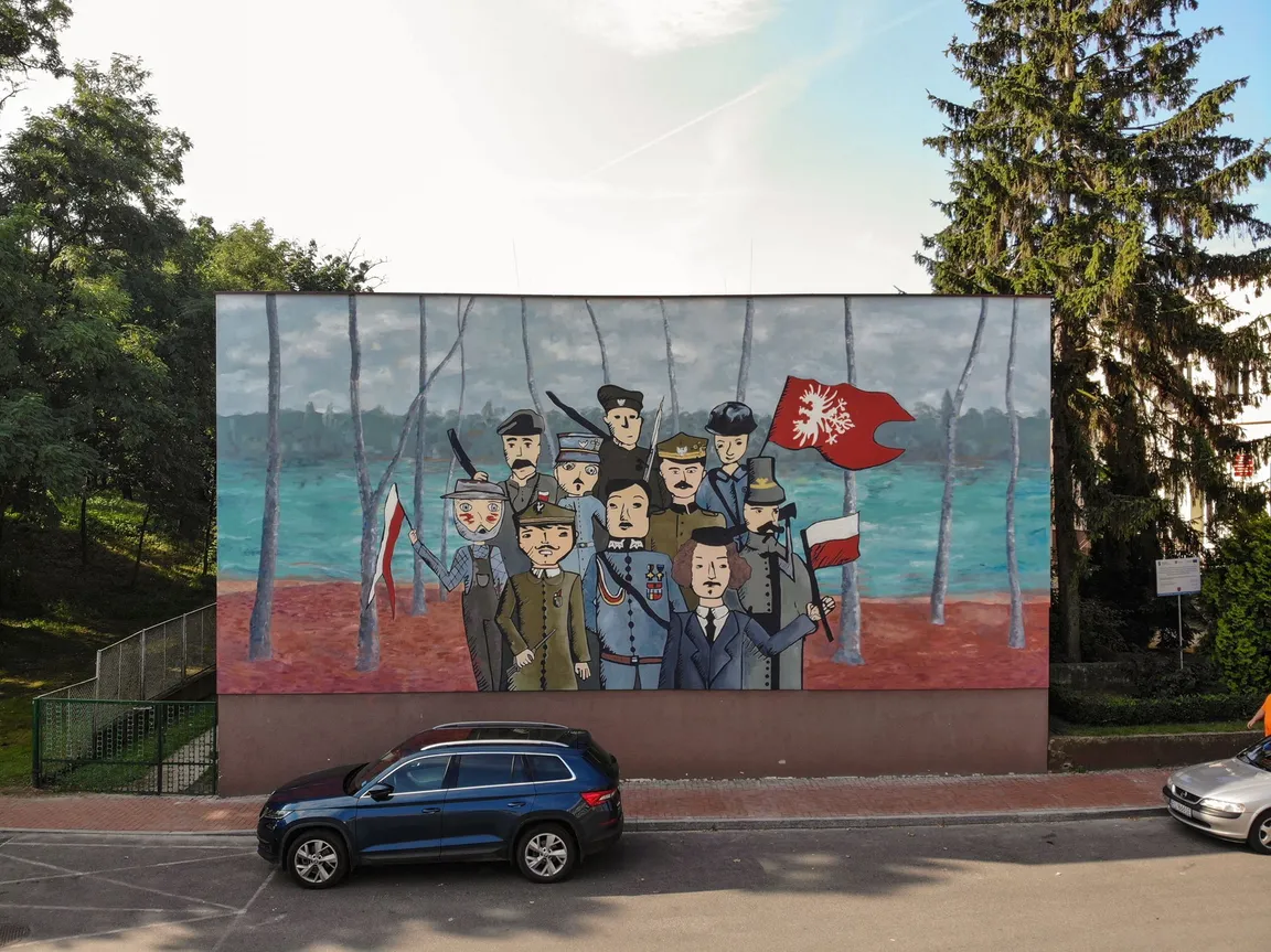 Mural Powstańczy (projekt i wykonanie: Grupa MUR·ALL)
