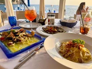 Gabbiano Beach - Restaurant & Sunset - Ischia island