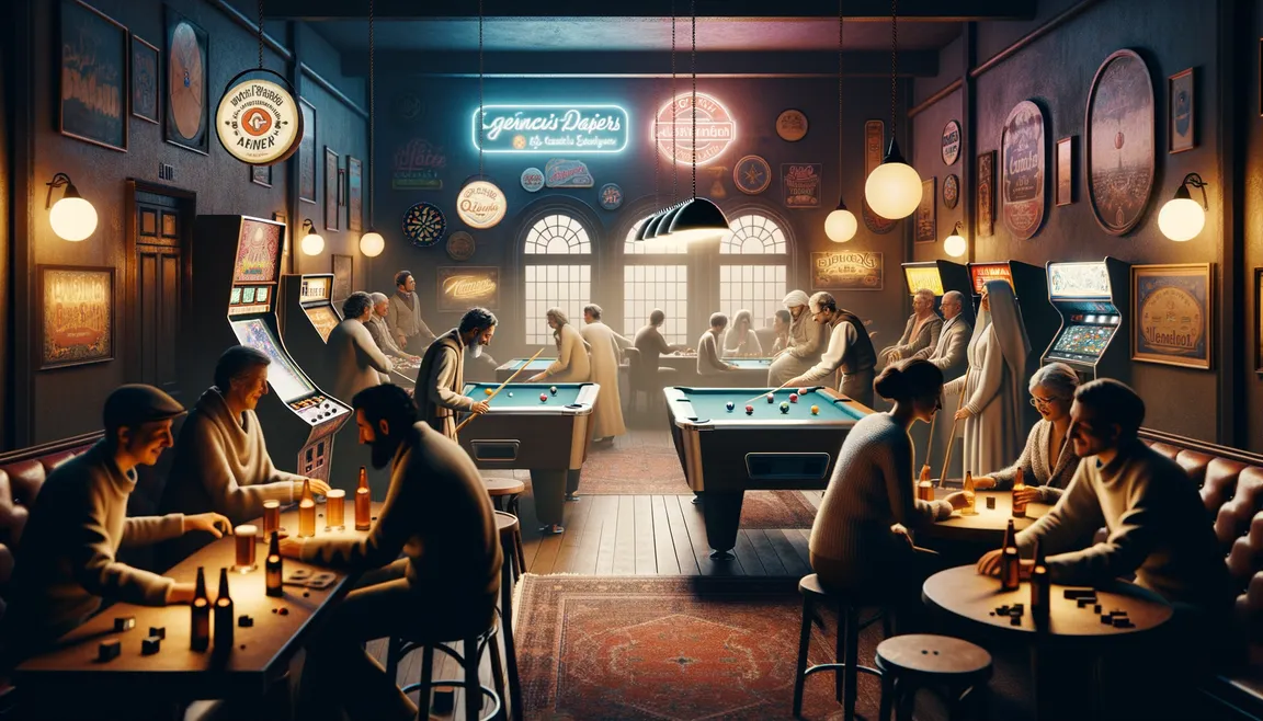 Bar games in Warsaw: where to play board games and card games with beer