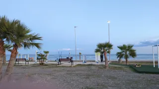 Outdoor workout area