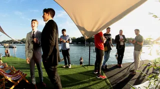 Liberland floating office - event space
