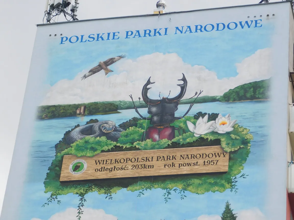 mural polskie parki narodowe