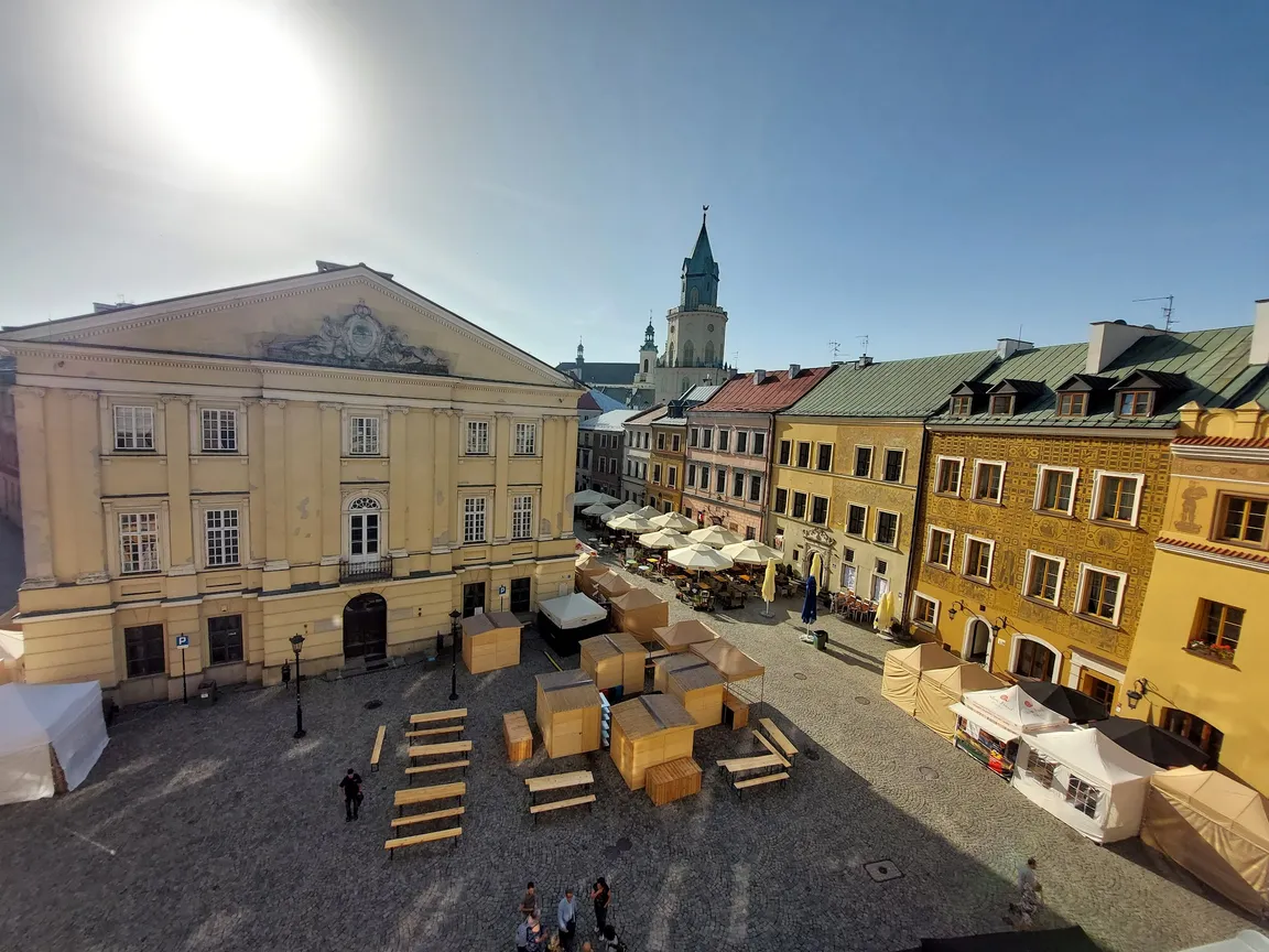 Rynek starego miasta Lublin